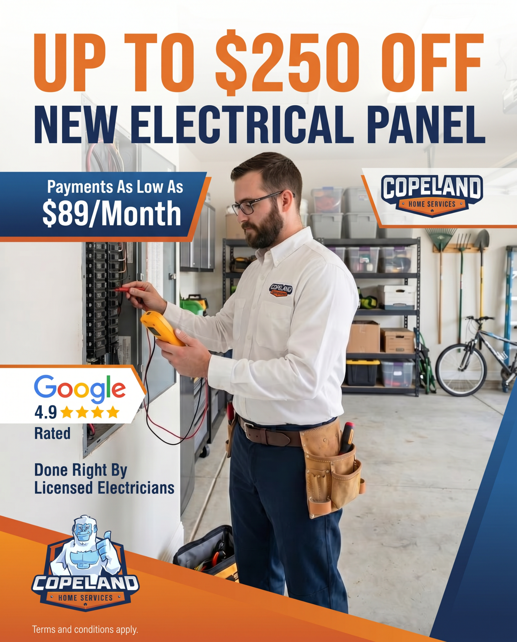 Copeland Heating Air Conditioning Plumbing and Electrical Repair Services Facebook ad