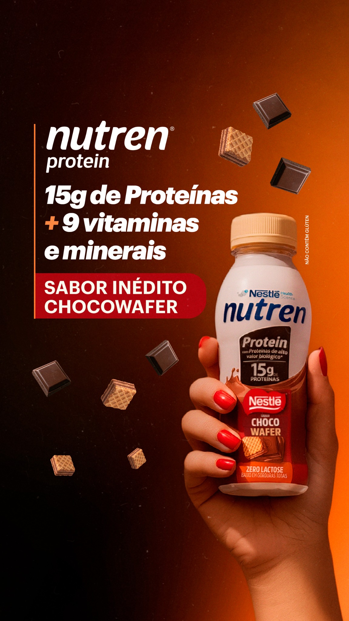 Nutren Facebook ad: Nem toda bebida proteica é igual!