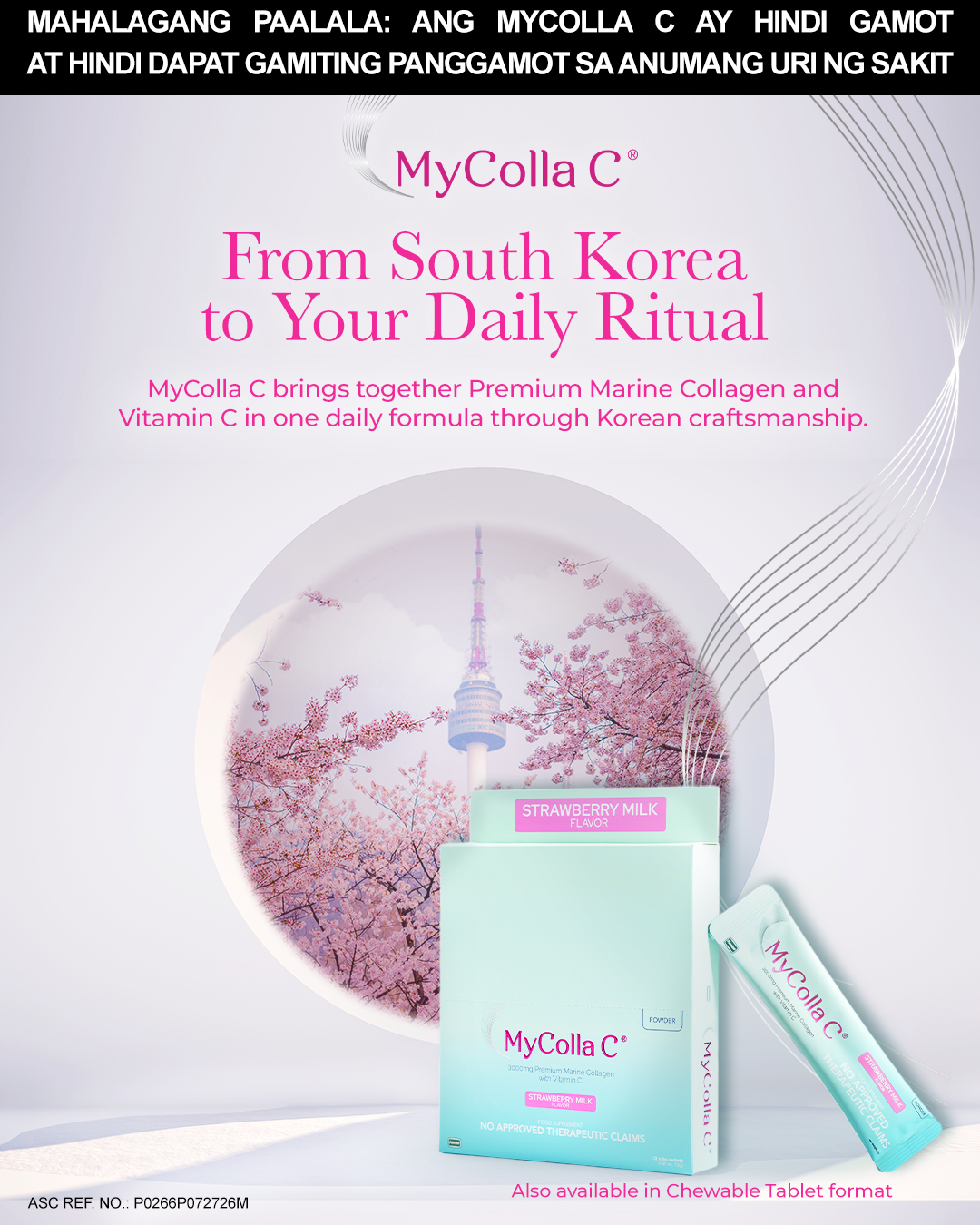MyColla C Facebook ad: Every formula has a story.
