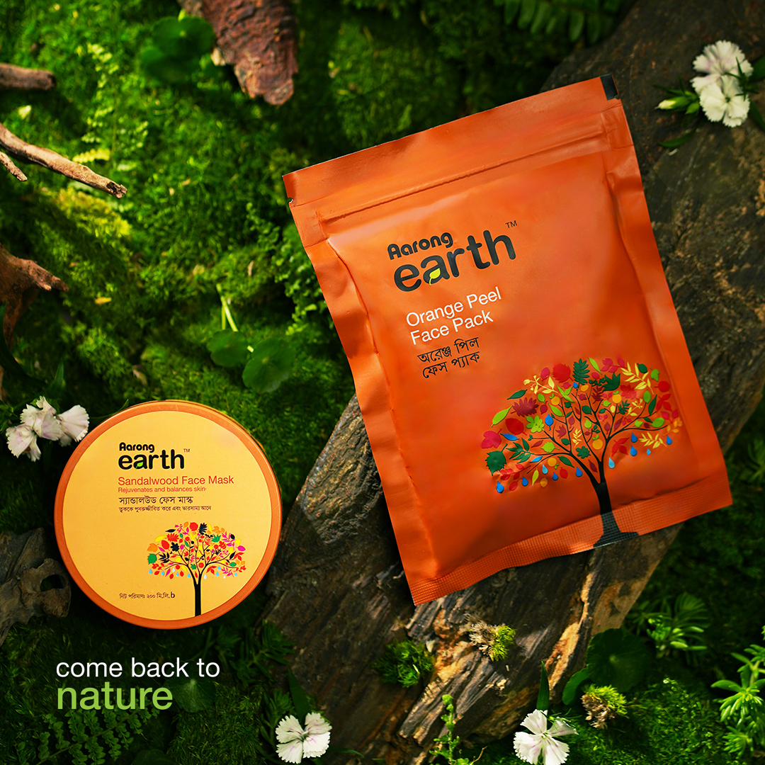 Aarong Earth Facebook ad: Rituals of renewal, rooted in earth.