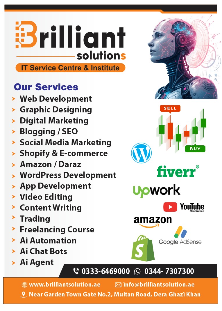 Brilliant Solutions Facebook ad: Learn the Most In-Demand Digital Skills in 2026