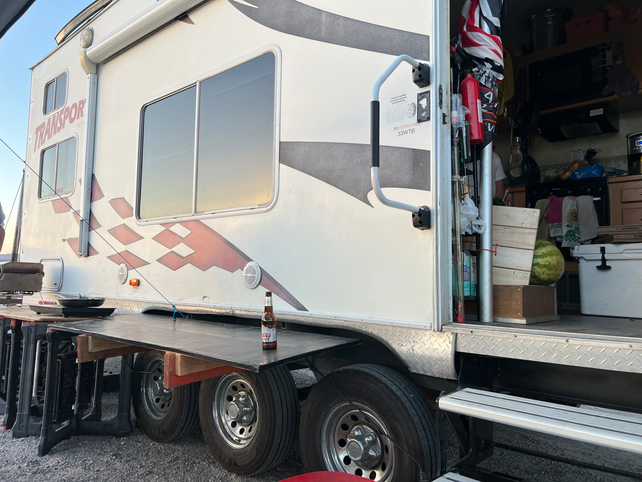 Timothy C George Facebook ad: 2005 Thor Transport toy hauler