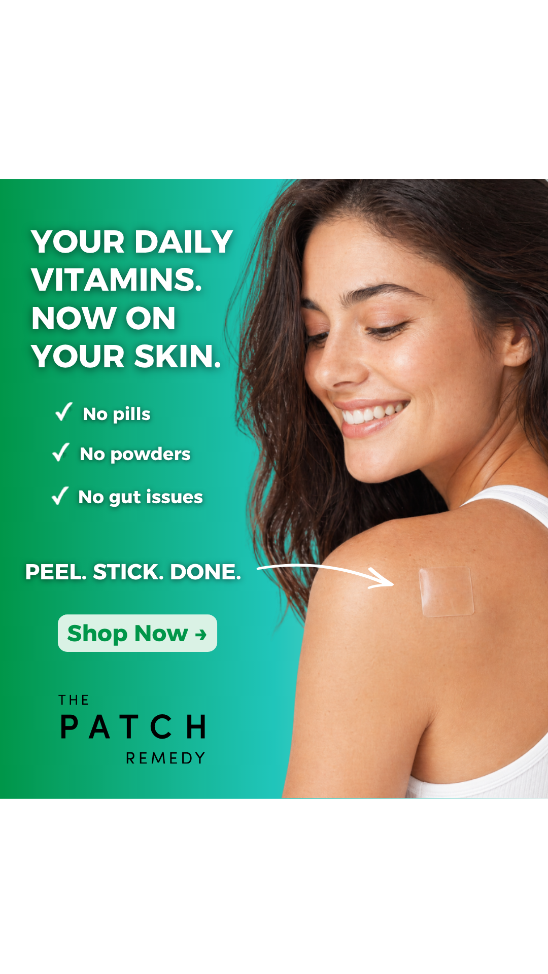 The Patch Remedy Facebook ad