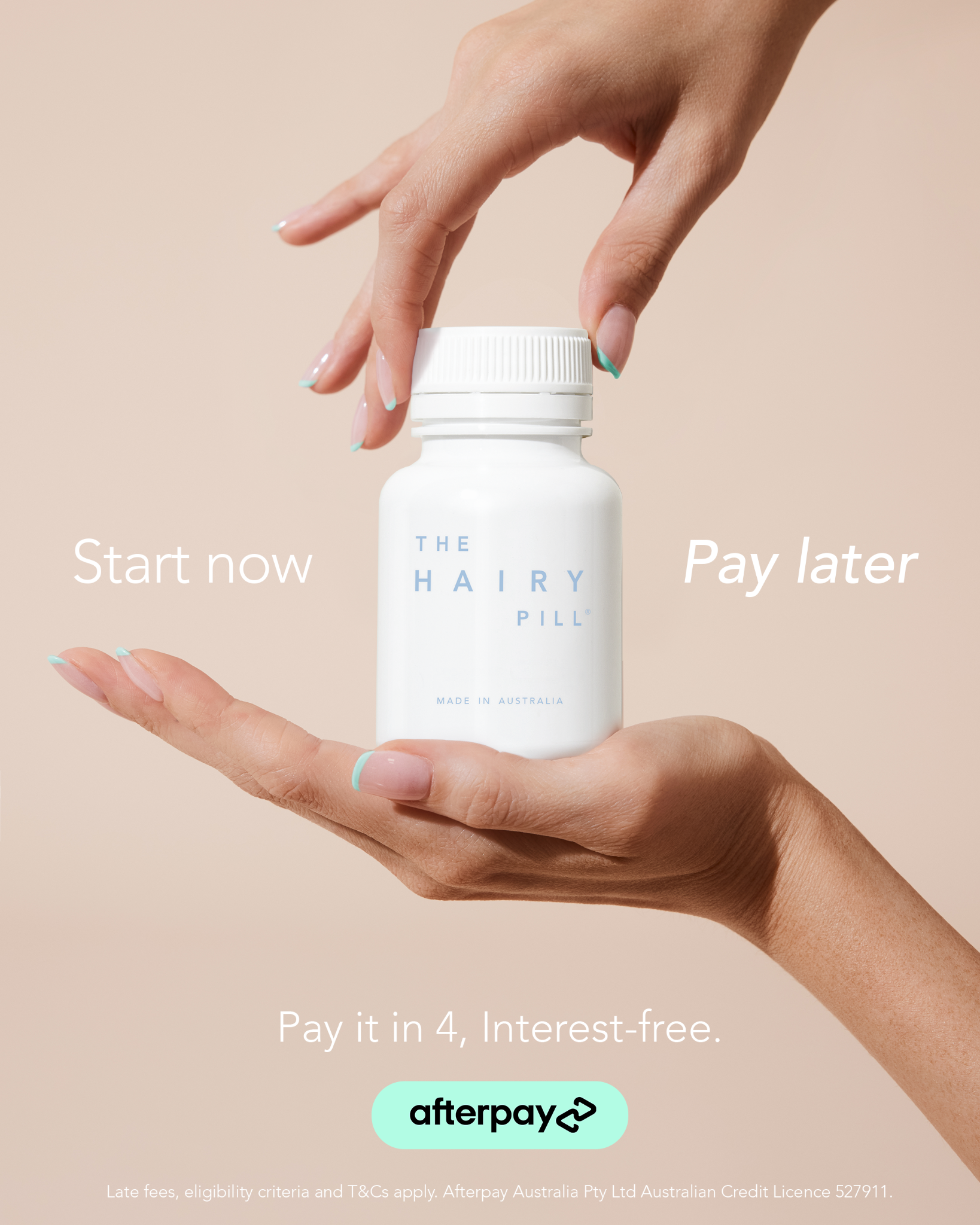 The Hairy Pill Facebook ad
