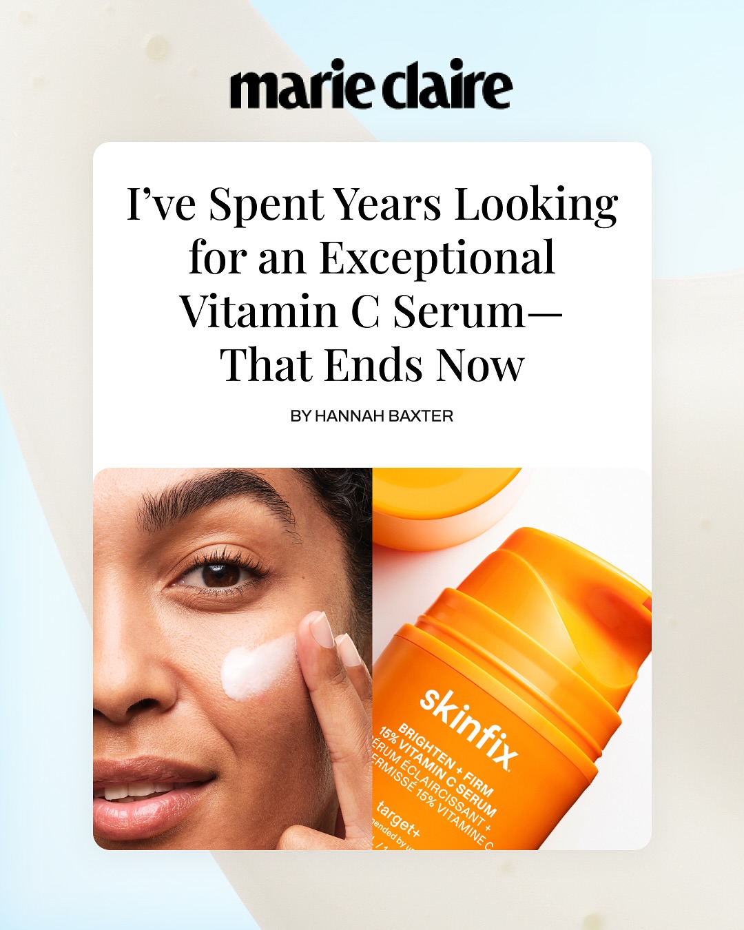 Skinfix Inc. Facebook ad