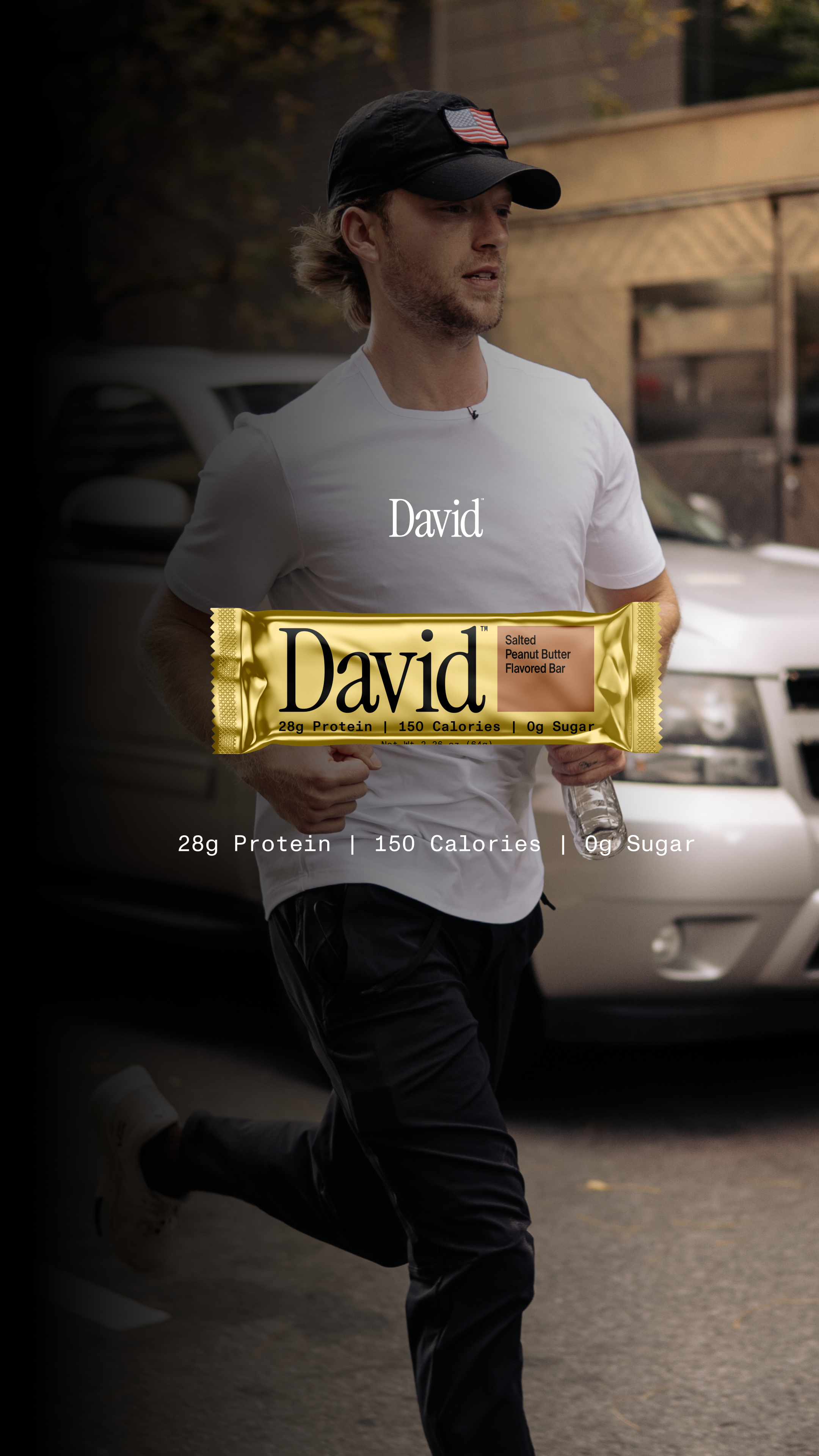 David Protein Facebook ad