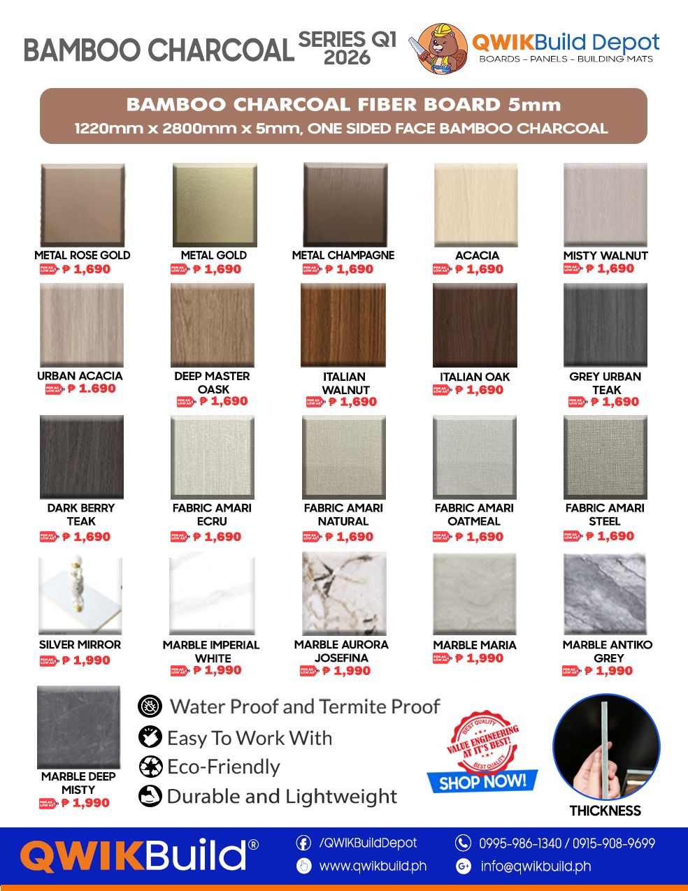 QWIKBuild Depot Facebook ad
