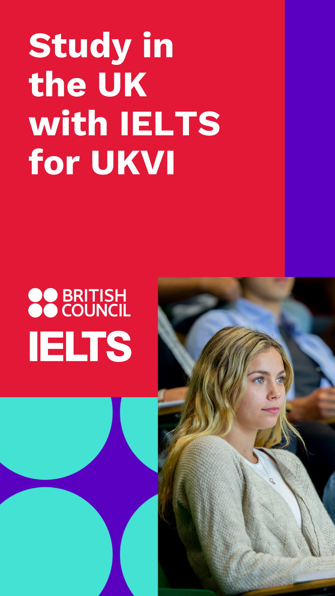 Take IELTS Official Facebook ad