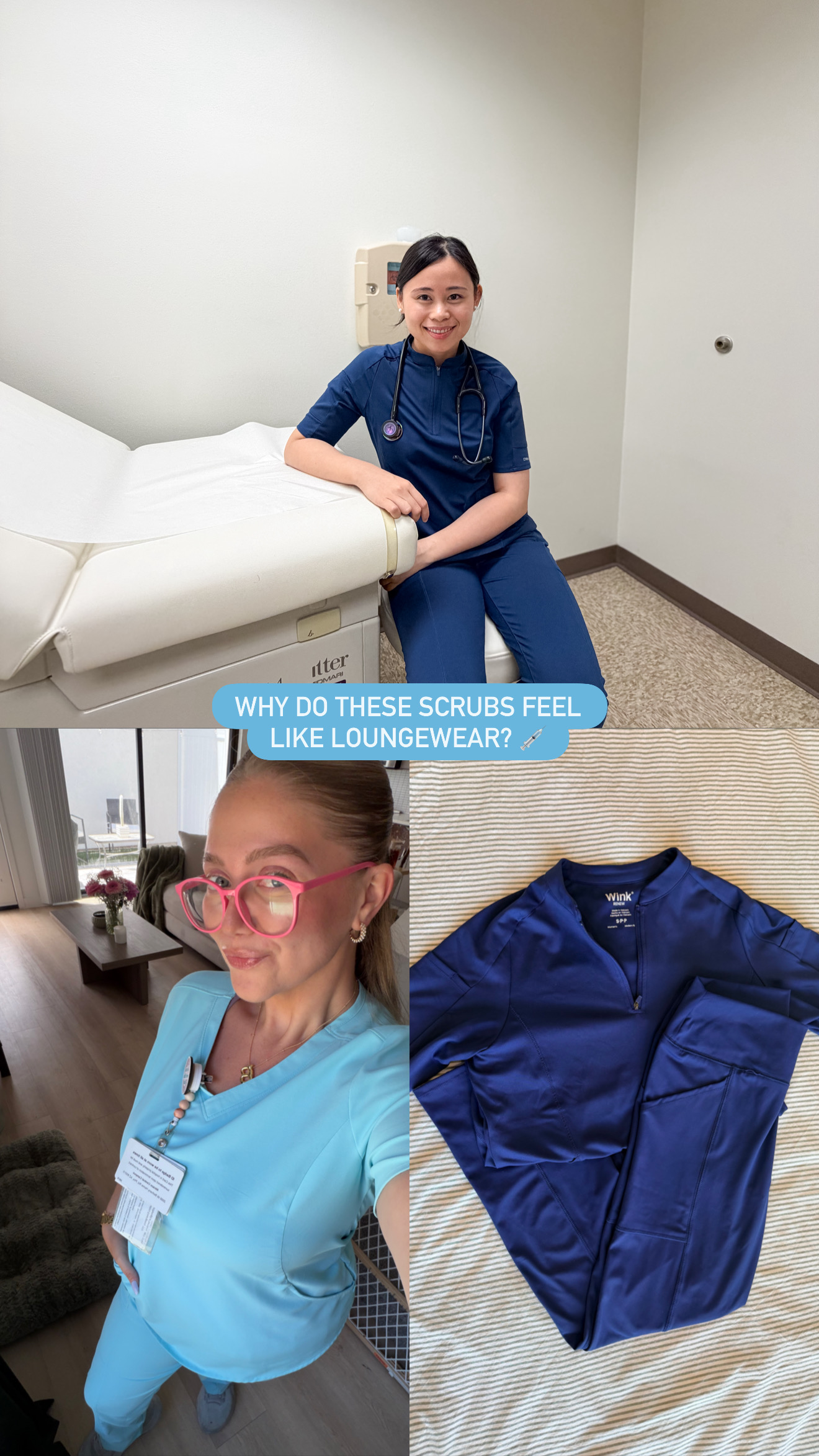 Wink Scrubs Facebook ad