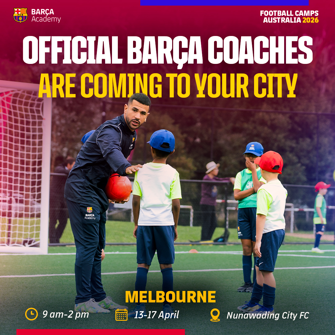 Barça Academy Australia & New Zealand Facebook ad