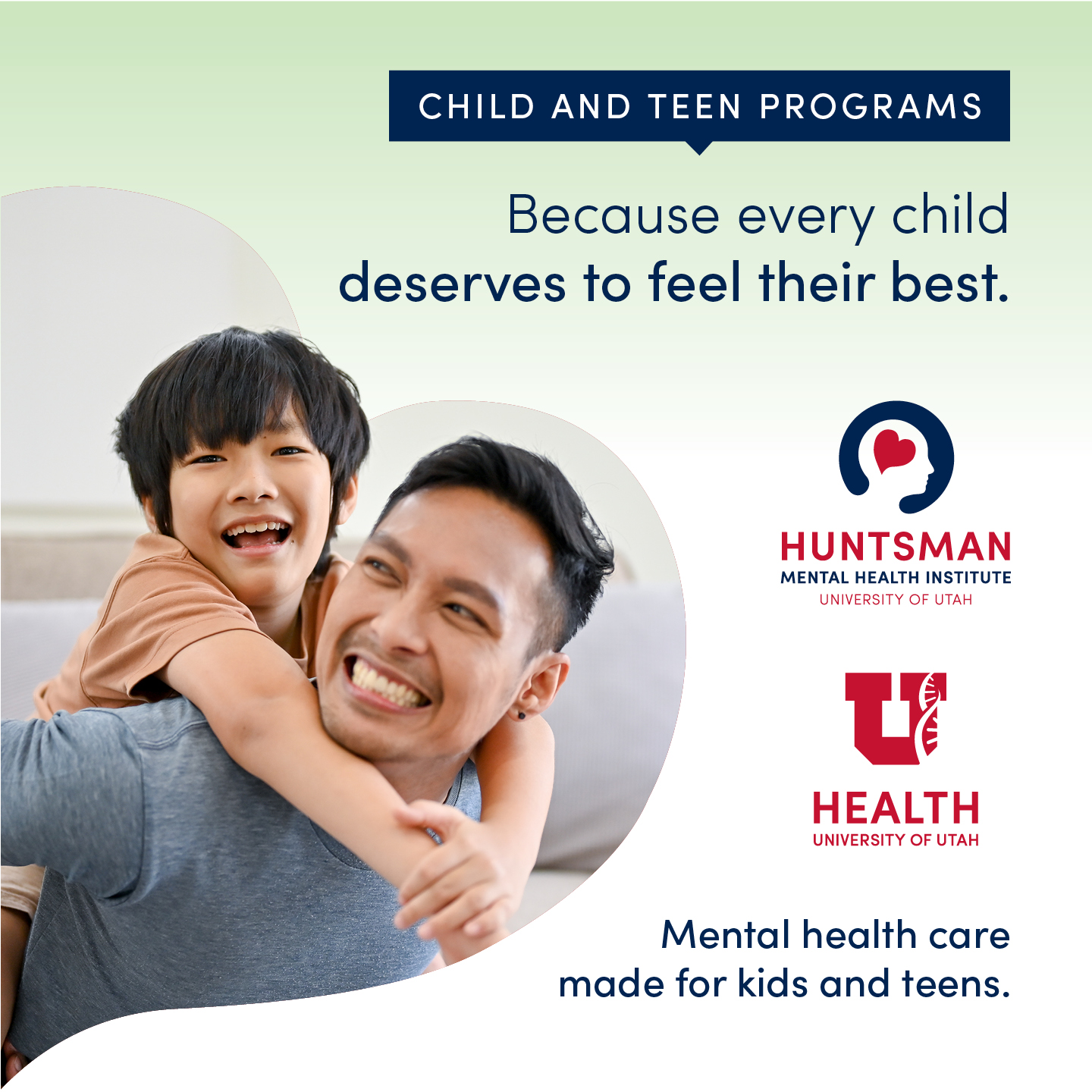 Huntsman Mental Health Institute Facebook ad from Jan 8, 2026