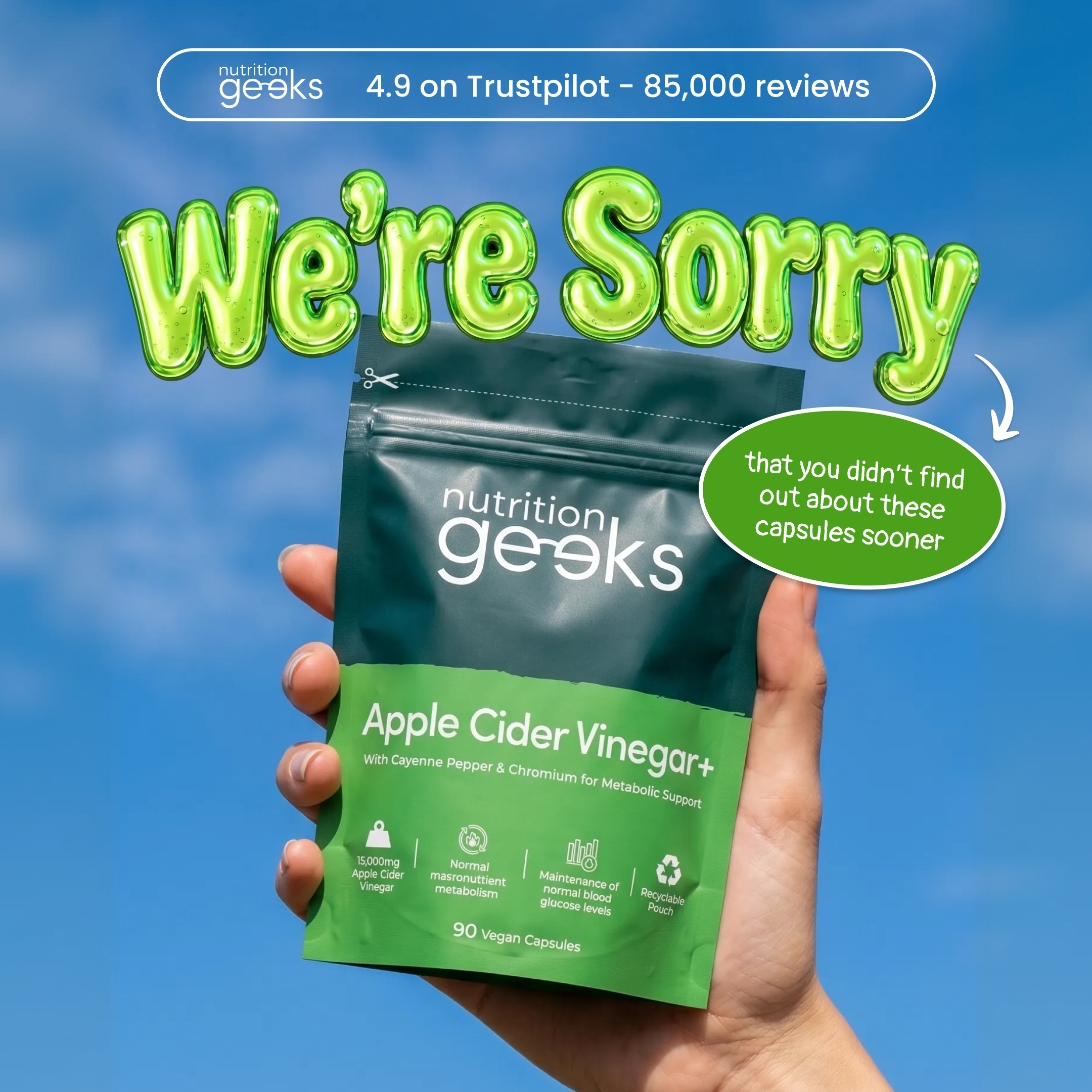 Nutrition Geeks Facebook ad