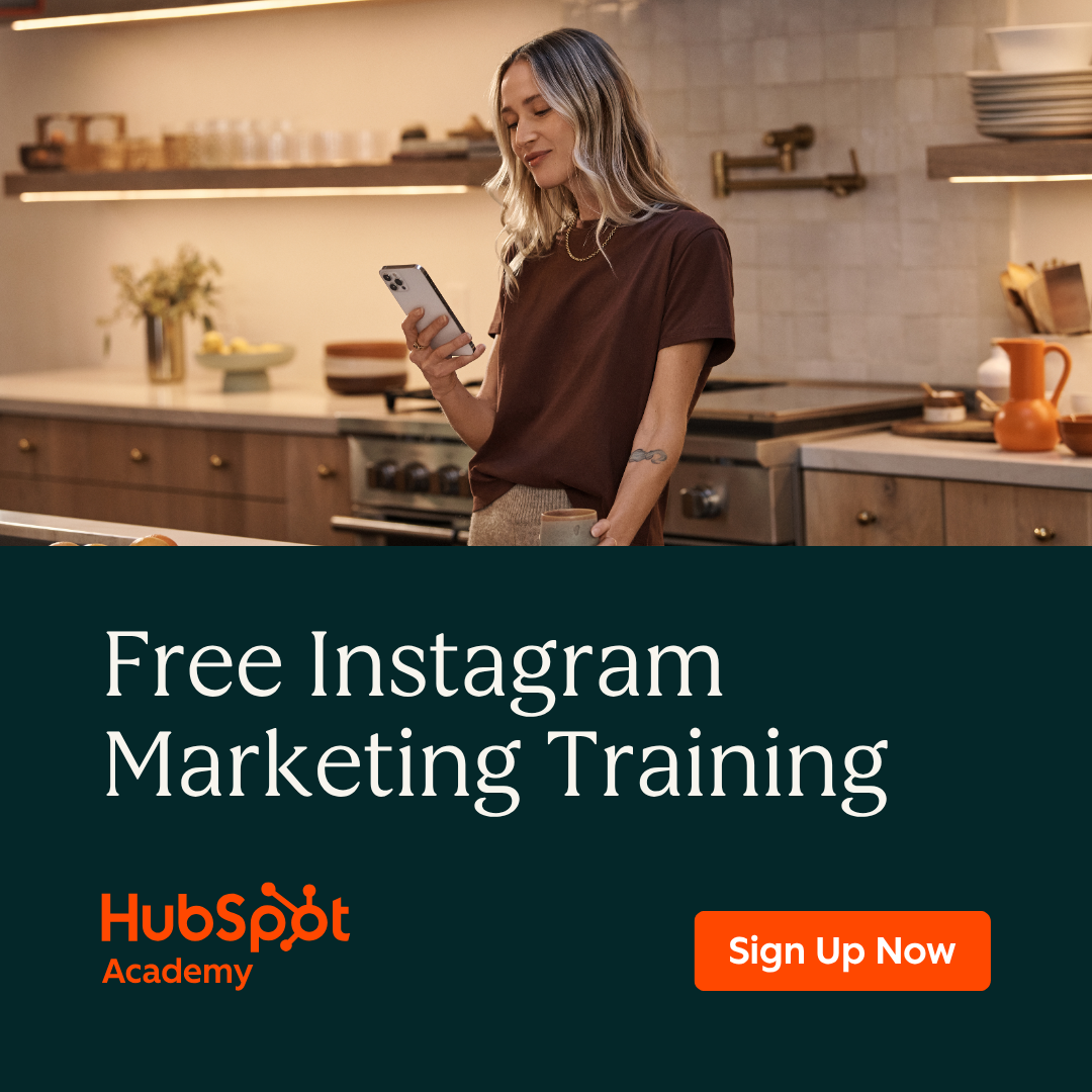 HubSpot Academy Facebook ad