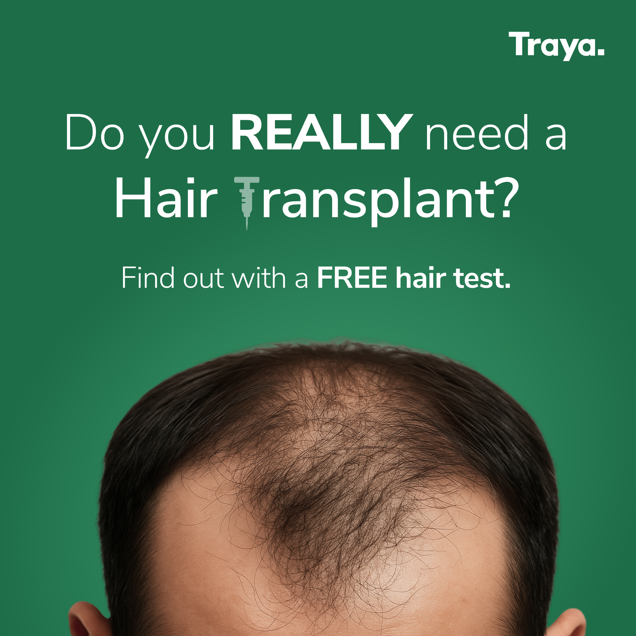 Traya Facebook ad