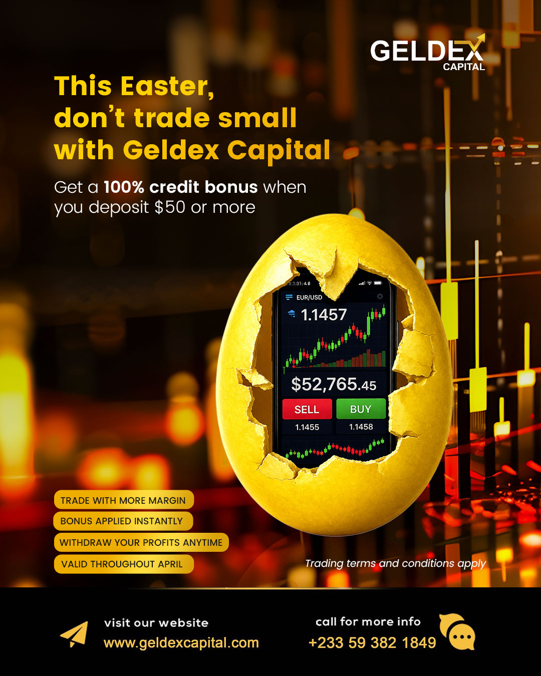 Geldex Capital Facebook ad