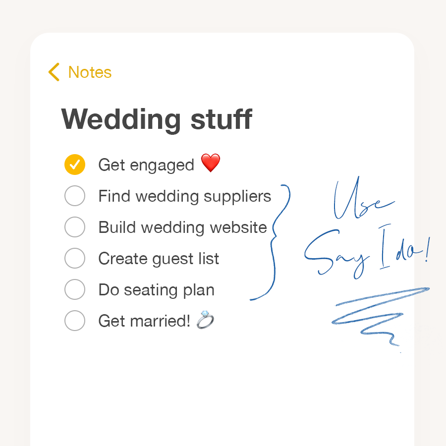 Say I do Facebook ad