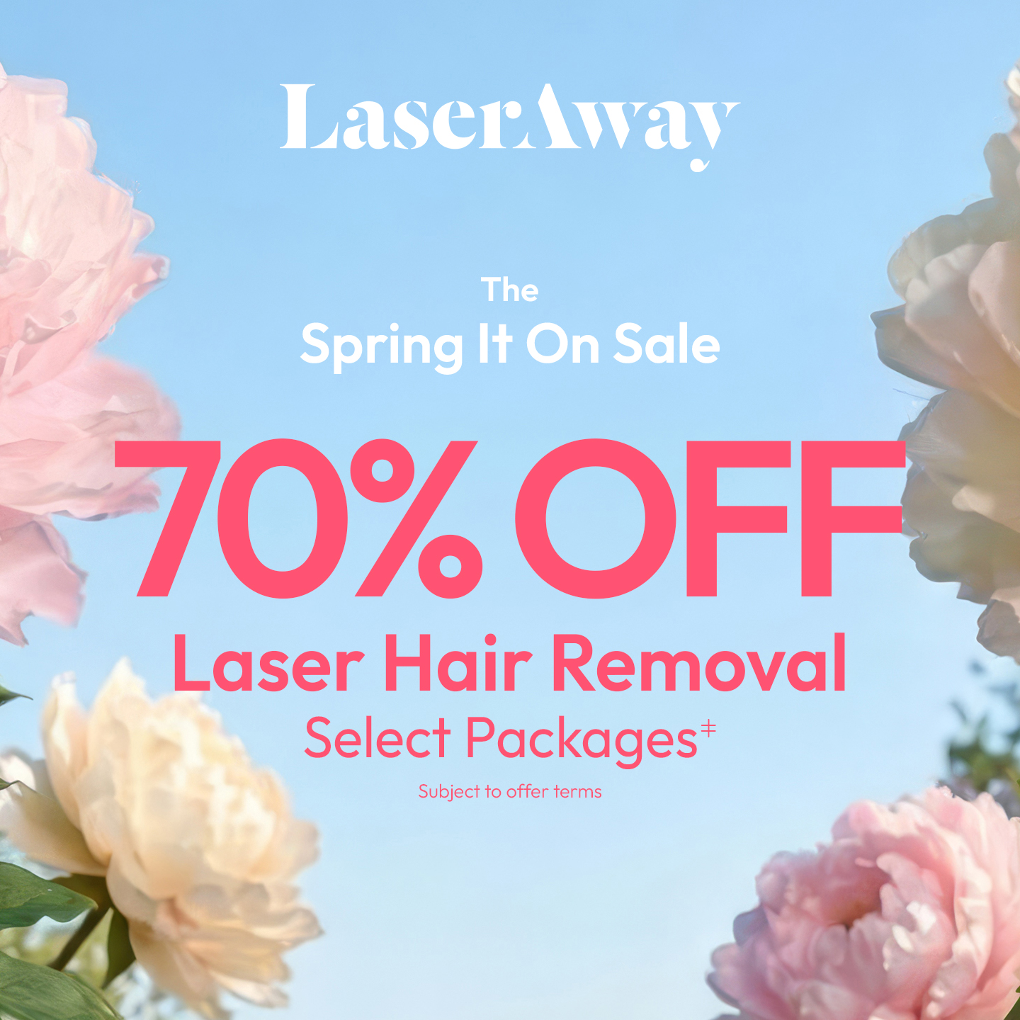 LaserAway Facebook ad