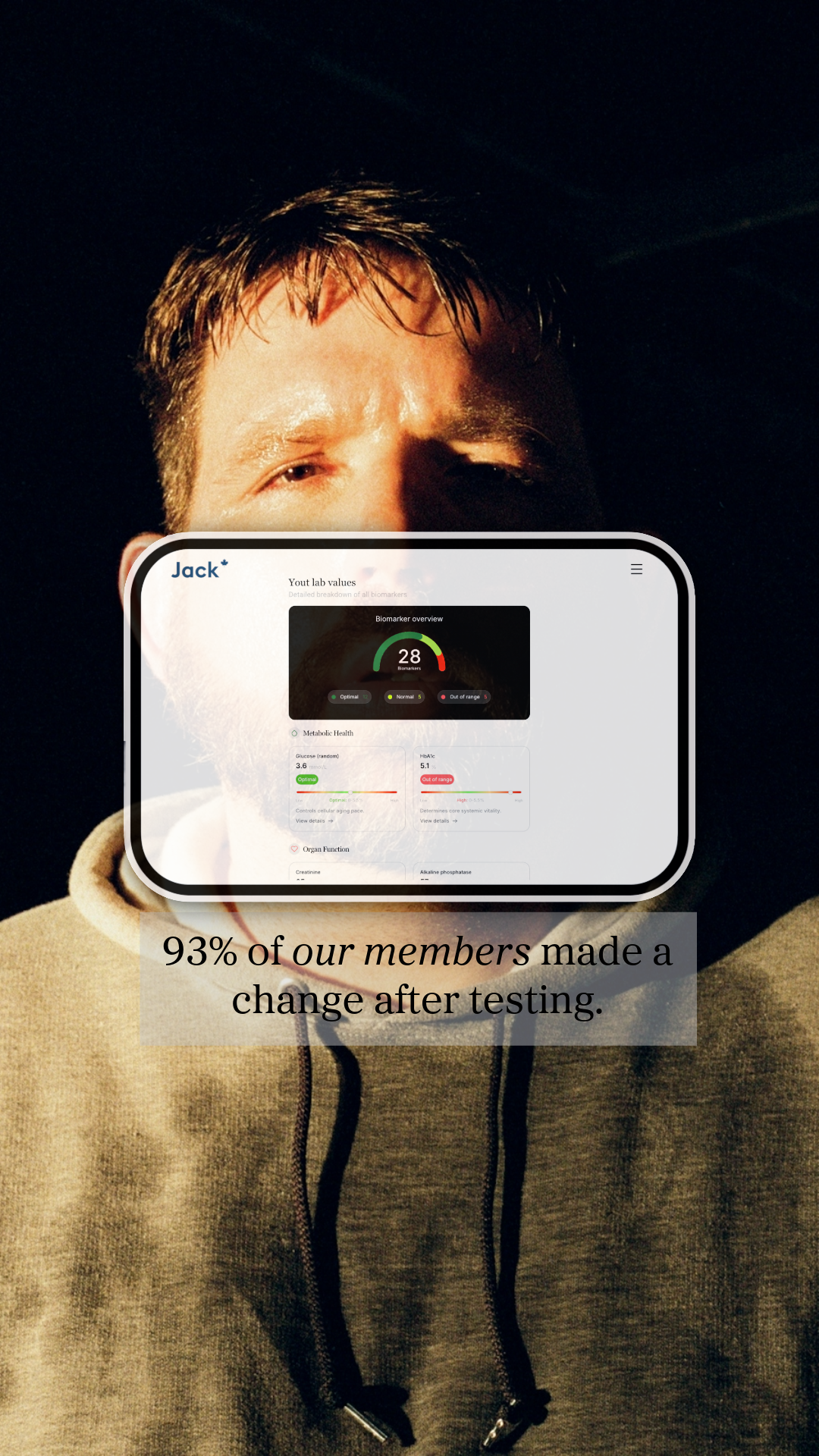 Jack Health Facebook ad