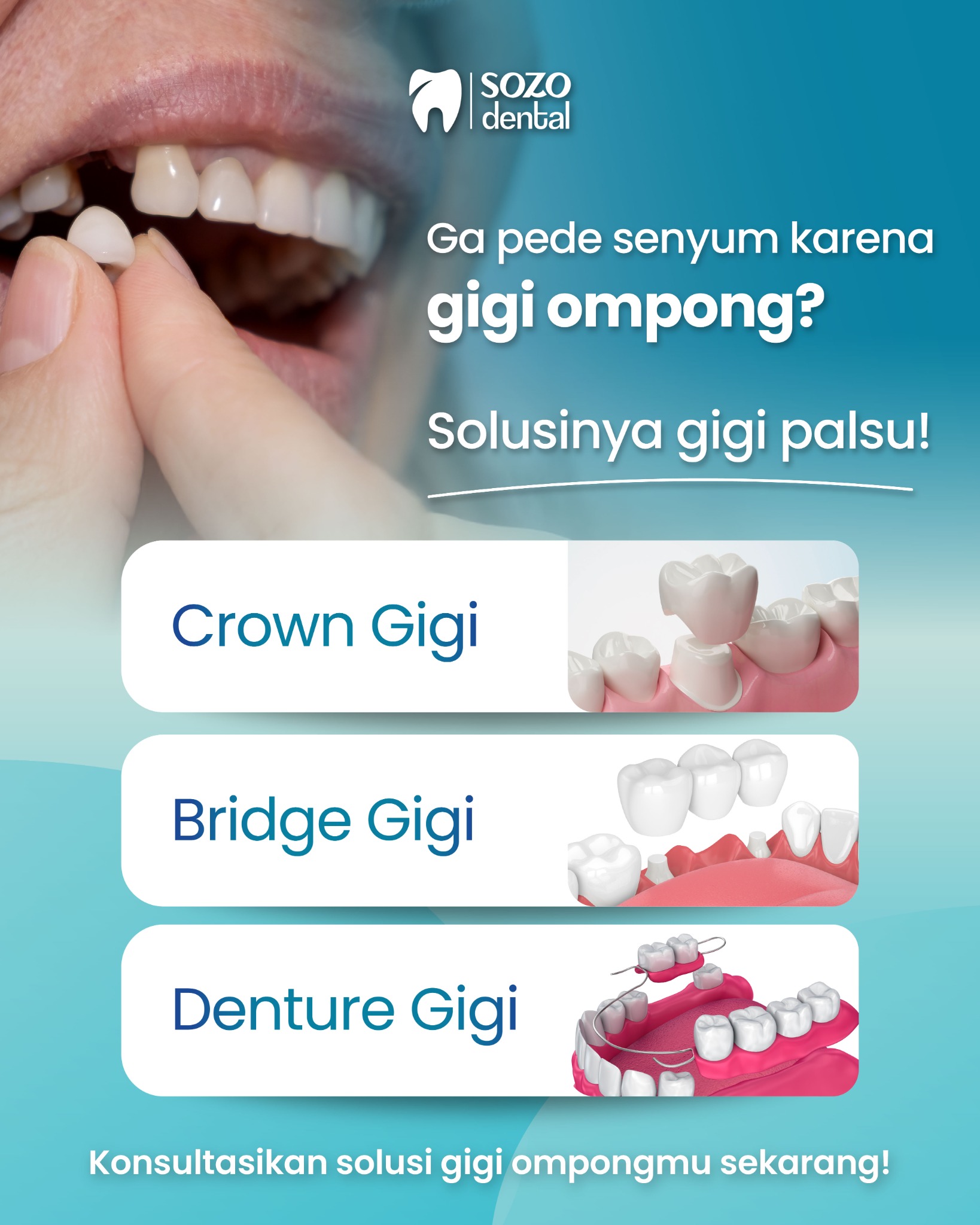 Sozo Dental Clinic Facebook ad