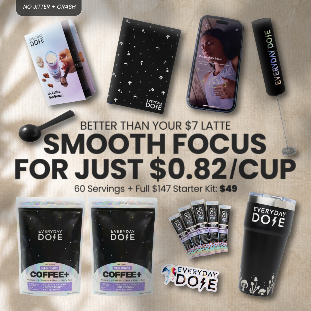 Everyday Dose Facebook ad: Pour Yourself Coffee That Does More