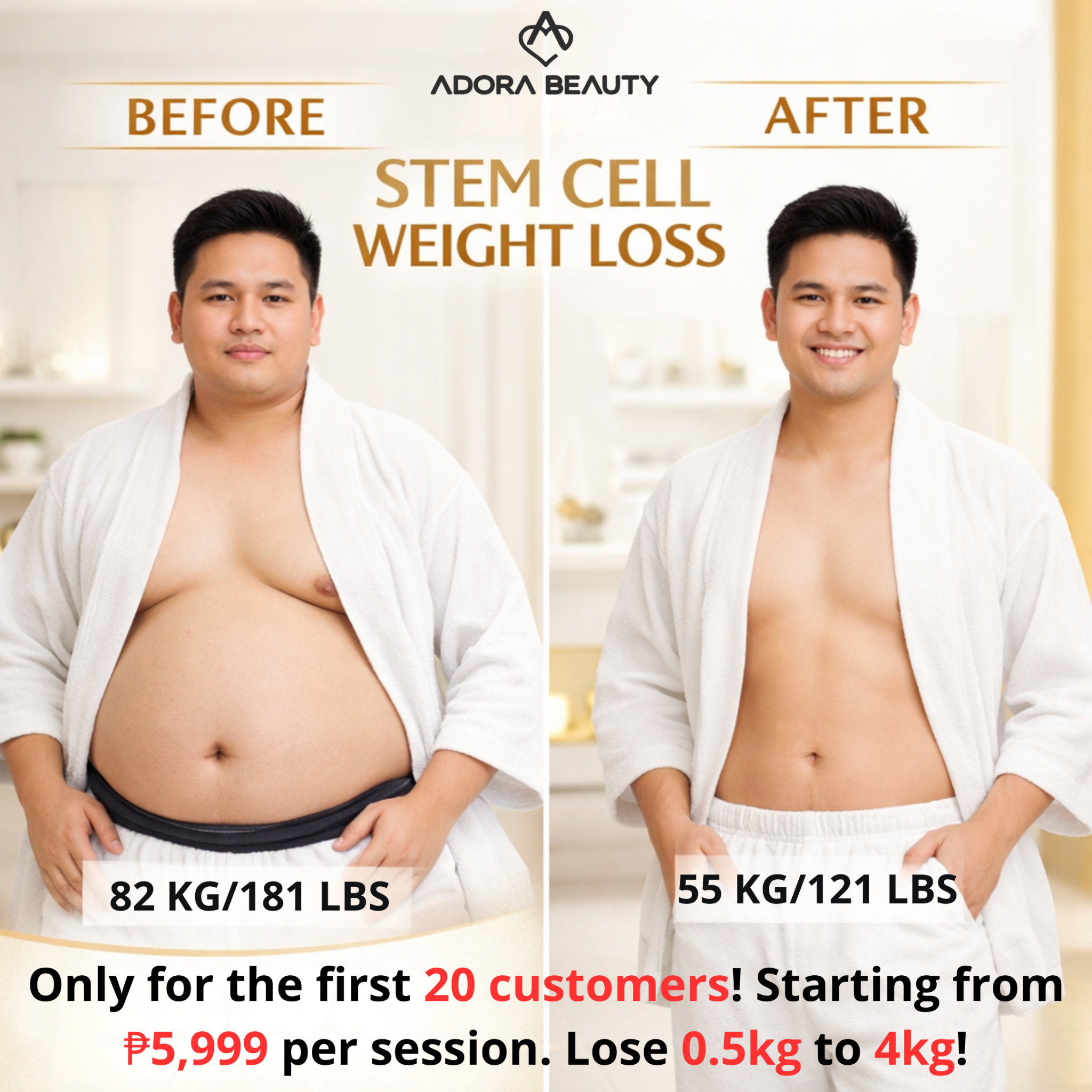 ADORA Beauty - Manila Branch 2 Facebook ad: Disscount Up To 30% First 20 customers only