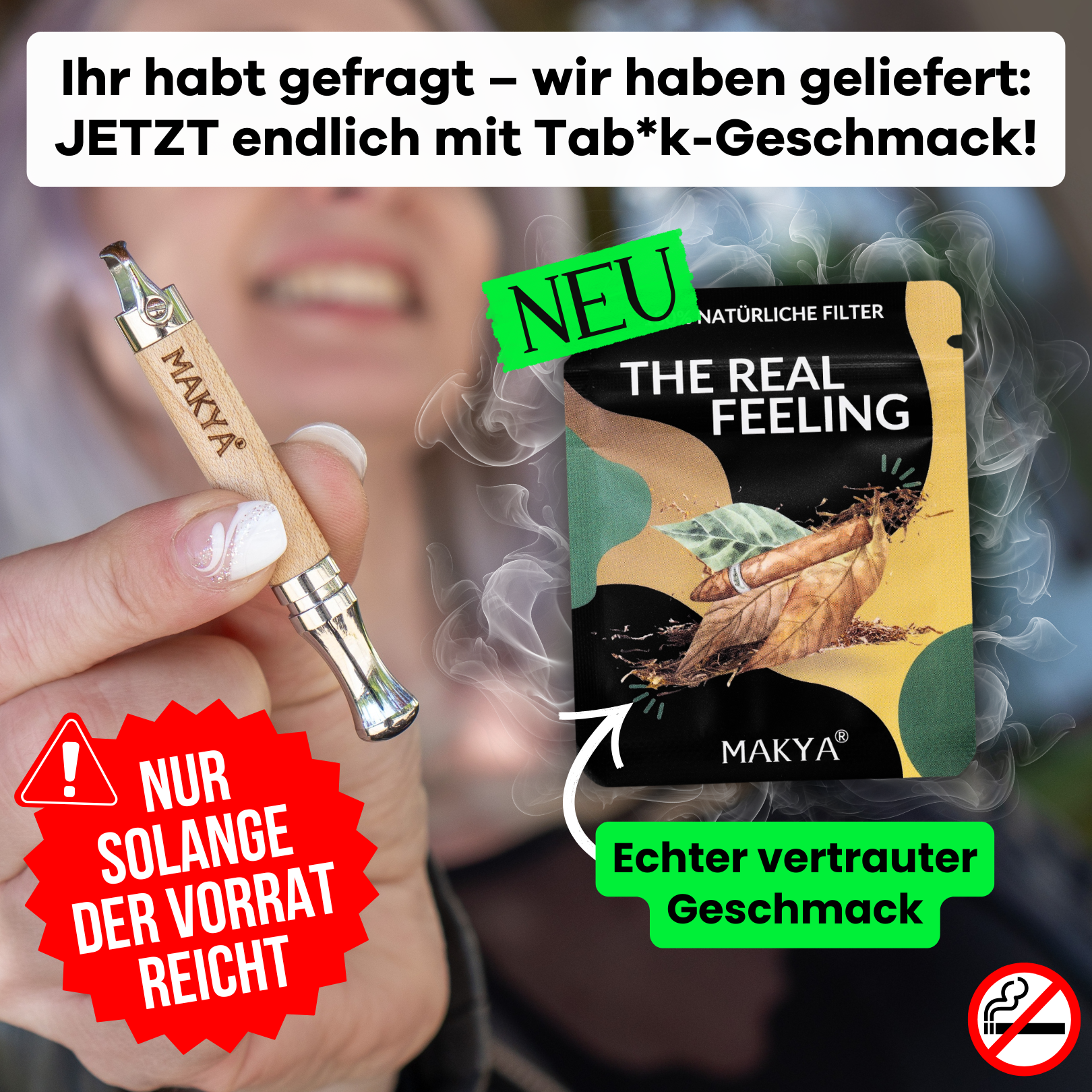 Makya-Rauchfrei Facebook ad