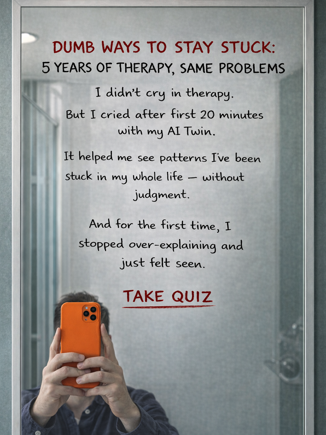 Copymind: AI twin for therapy Facebook ad