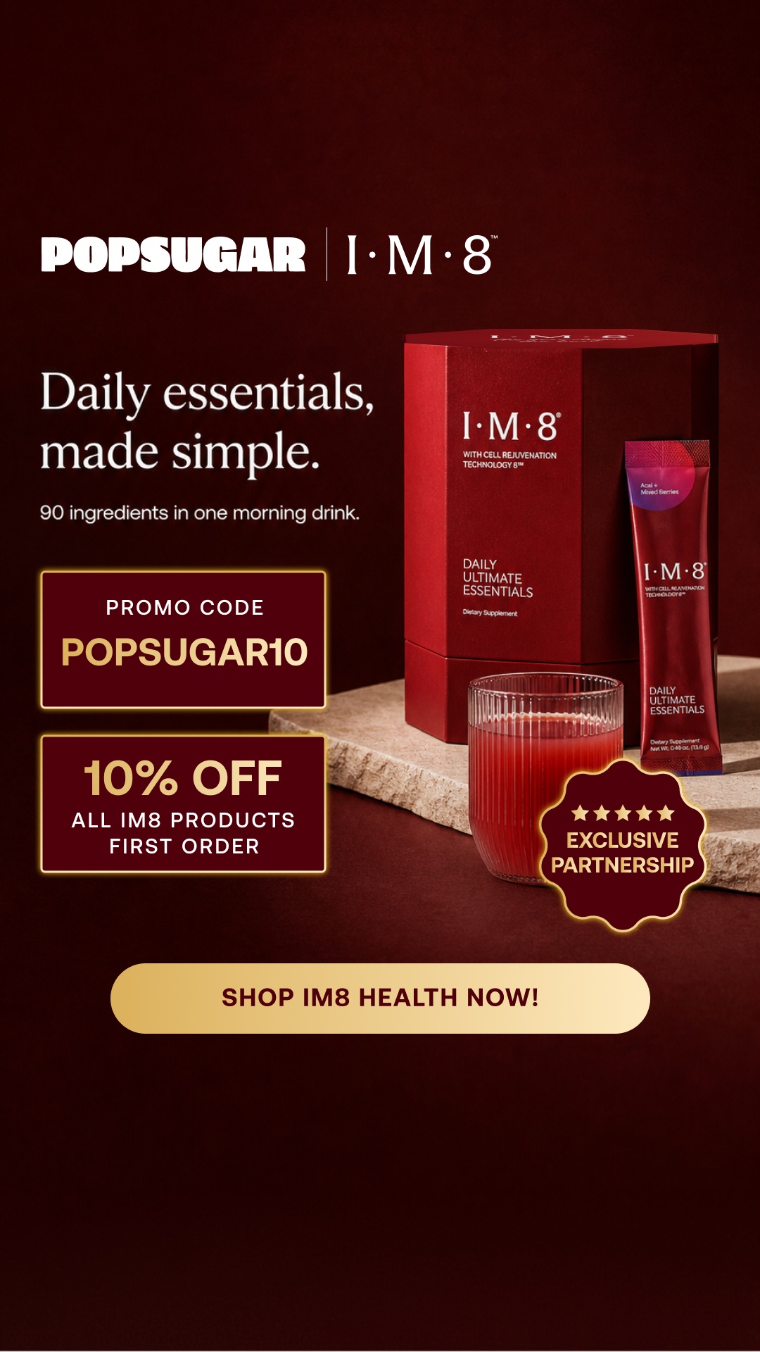 Popsugar Facebook ad