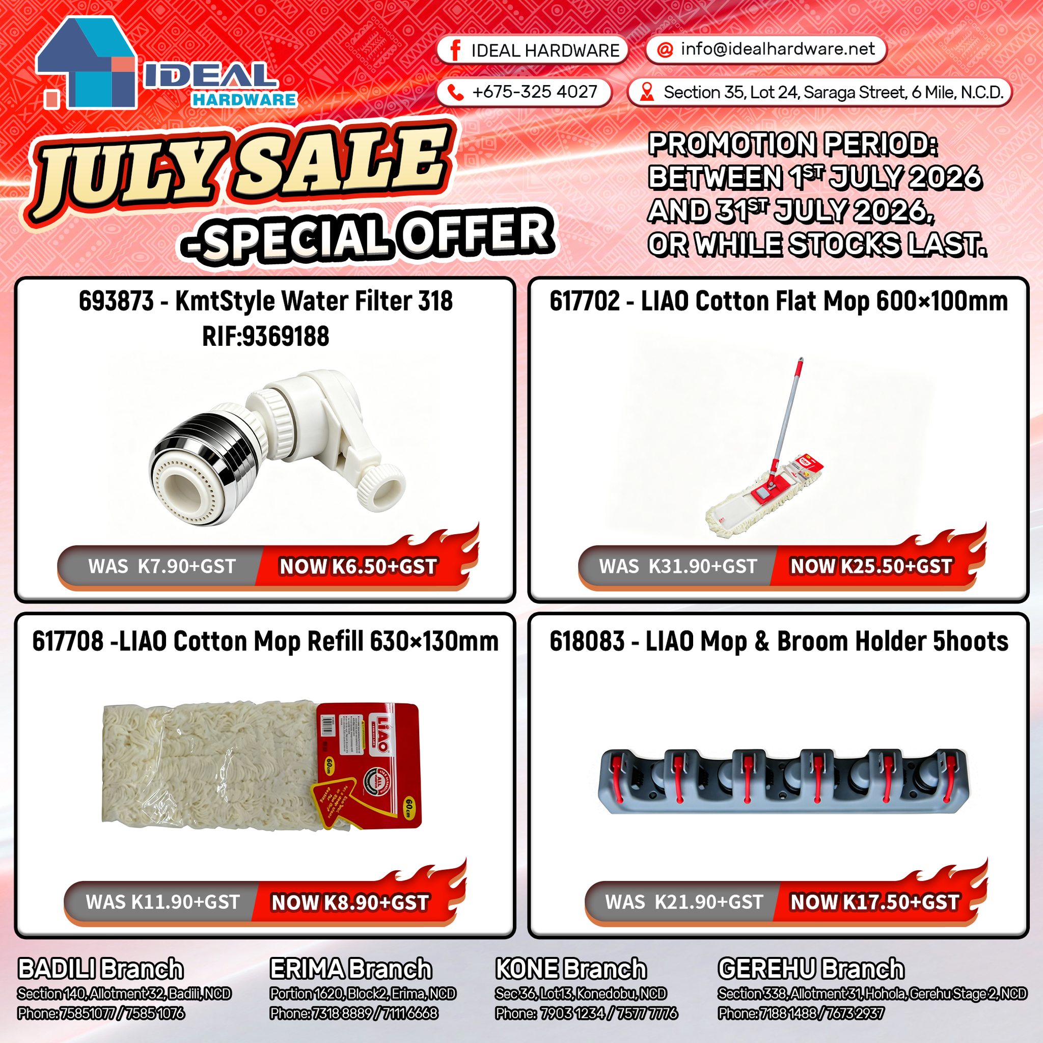 IDEAL Hardware Facebook ad