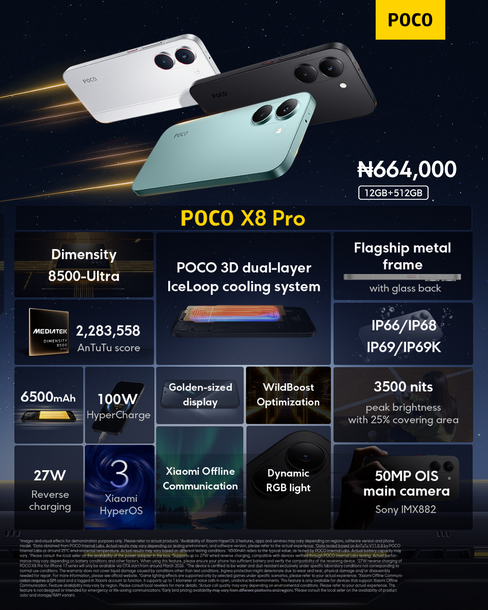 POCO Facebook ad: POCO X8Pro Series Launch
