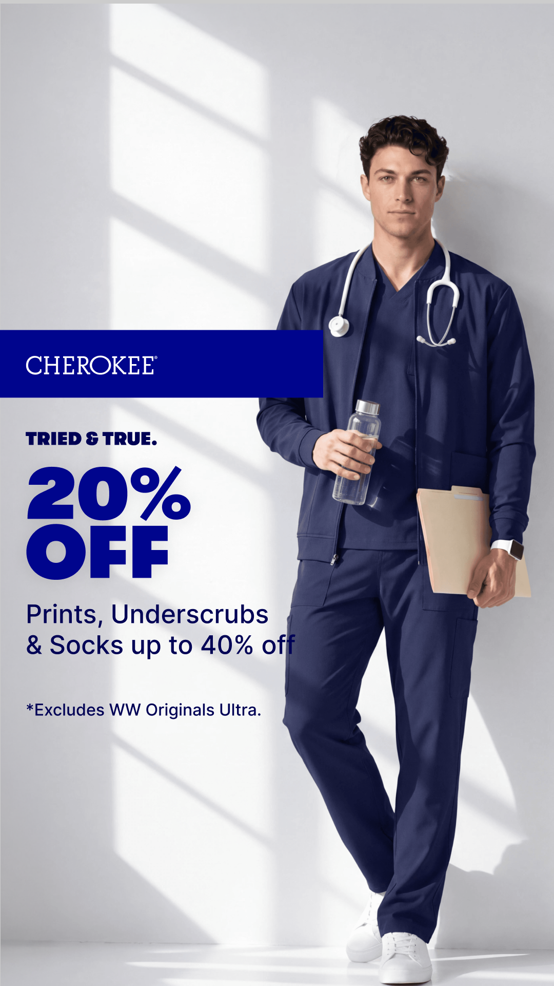 Cherokee Uniforms Facebook ad