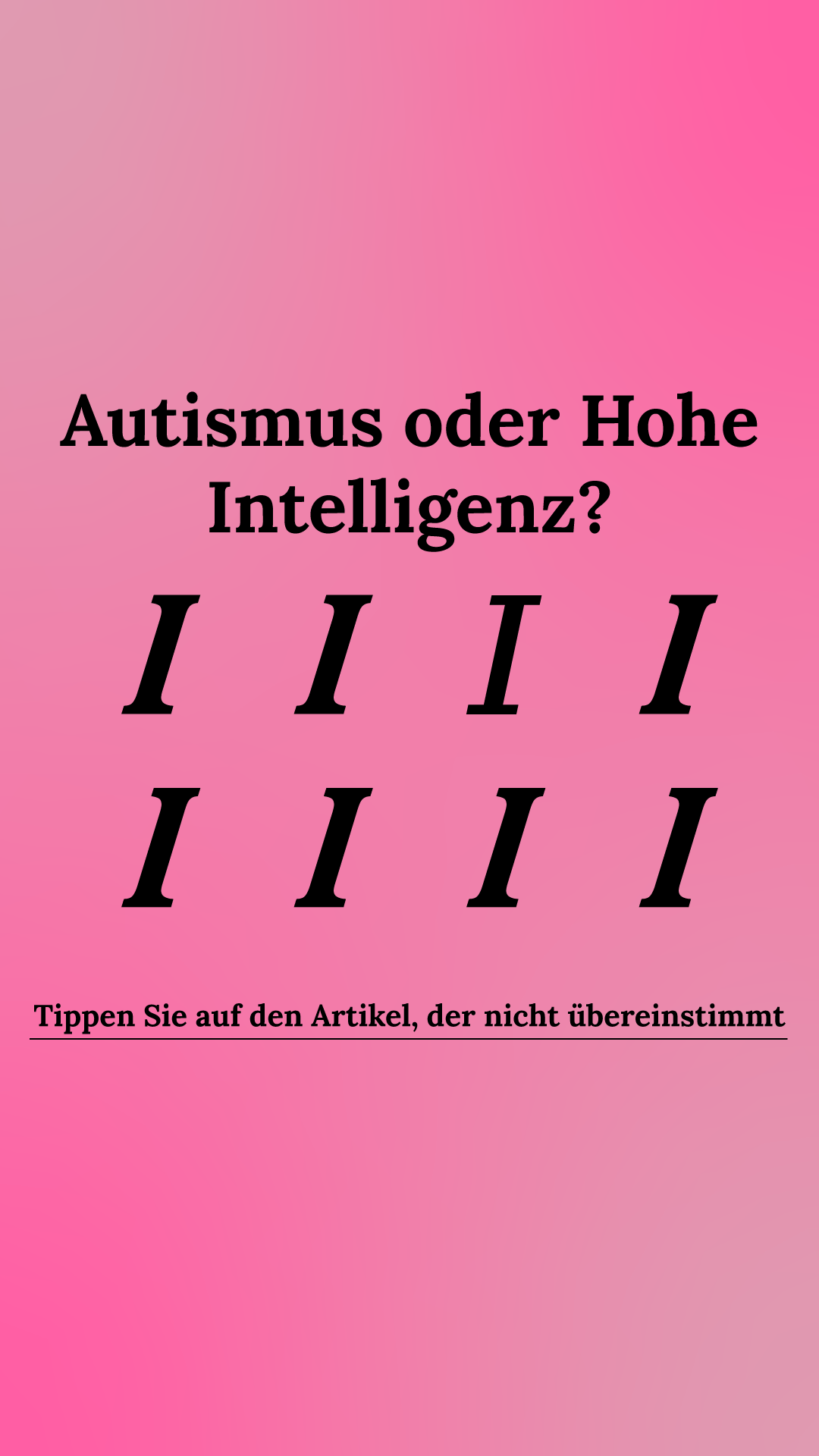 International Brain Test Facebook ad
