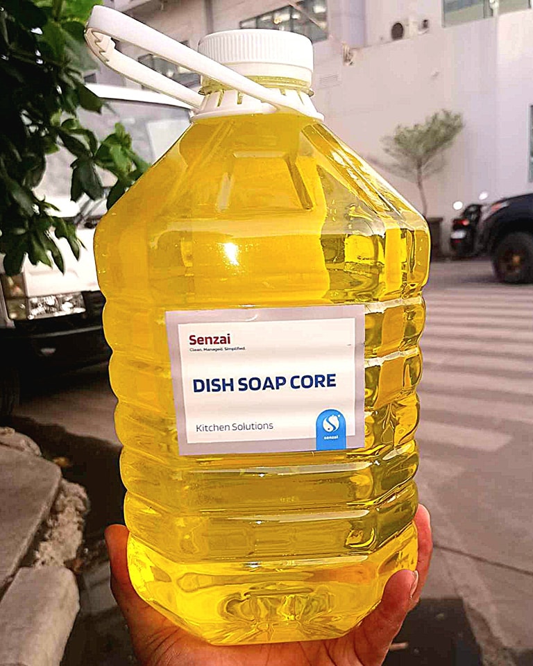 Senzai Facebook ad: Dish Soap, Free delivery.