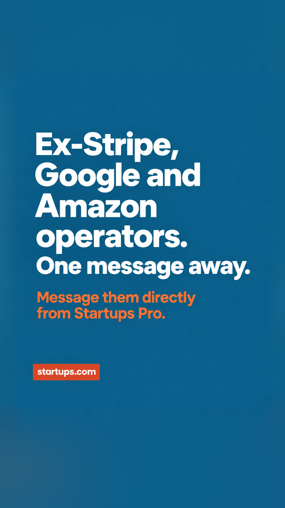 Startups.com Facebook ad: Startups Pro