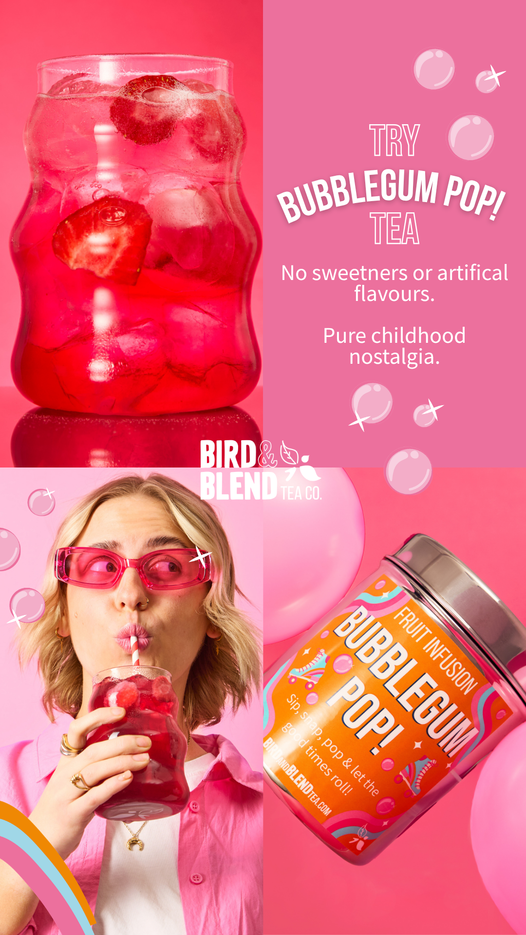 Bird & Blend Tea Co. Facebook ad