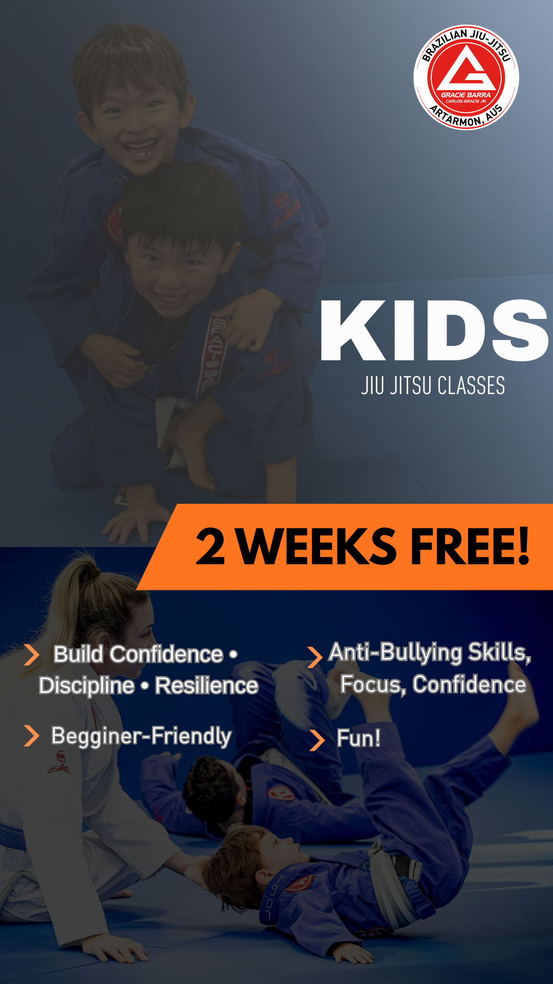 Gracie Barra Artarmon Facebook ad