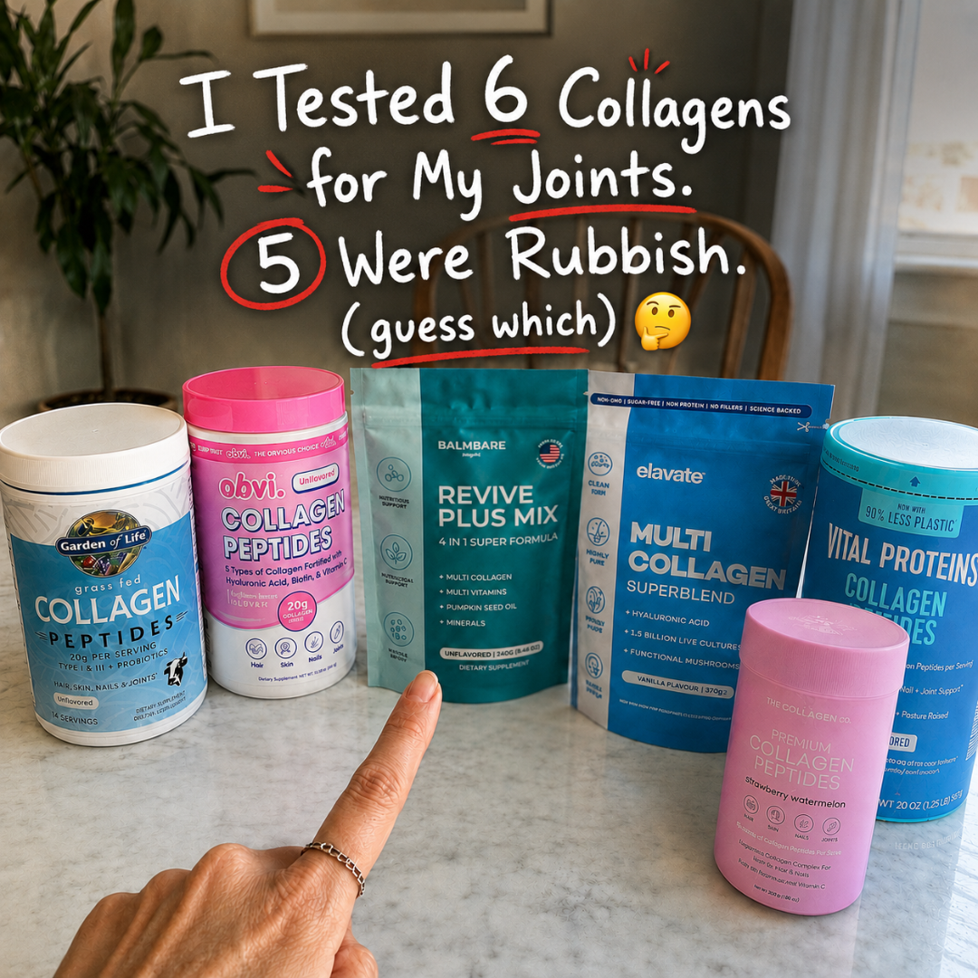 Amanda Foster Facebook ad: 5 failed. 1 reached my joints.