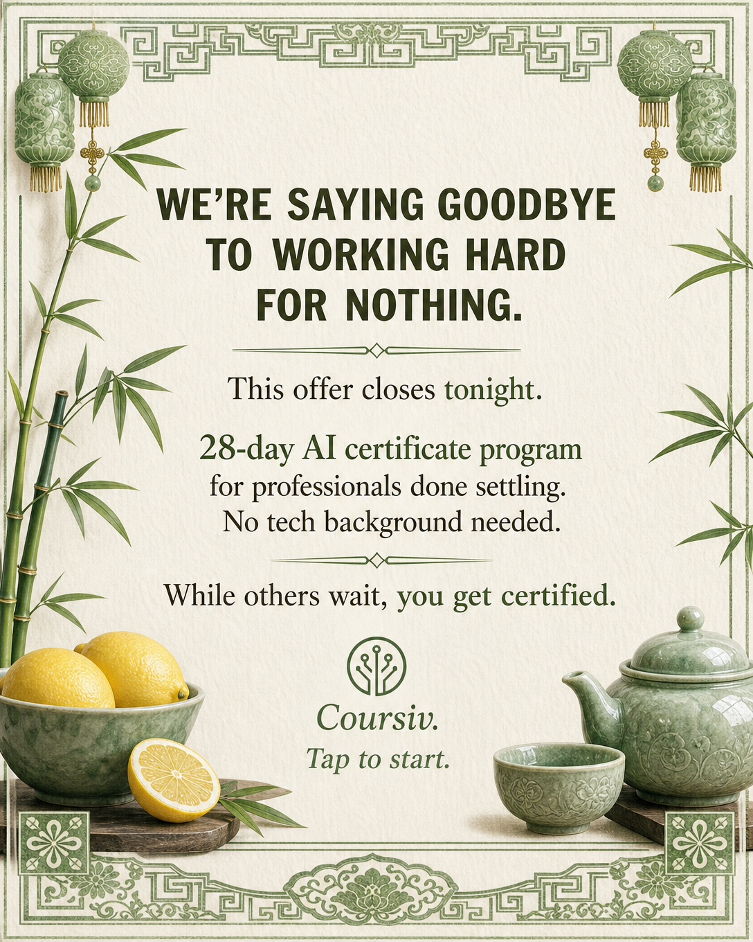 Daniel Park Facebook ad: Start Now