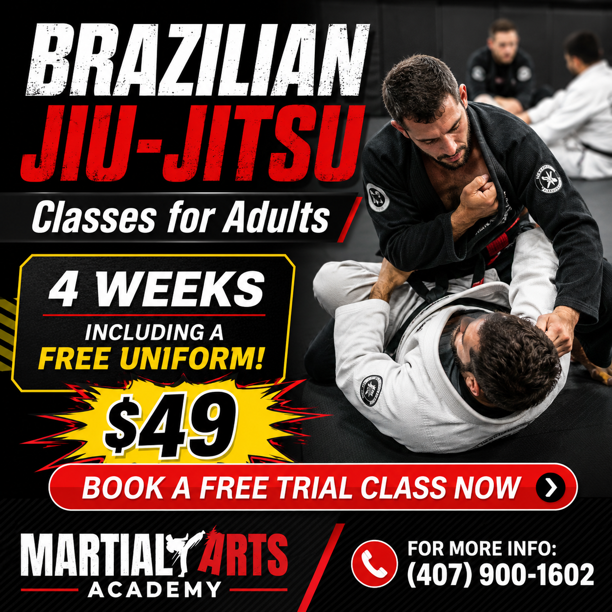 Martial Arts Academy Facebook ad
