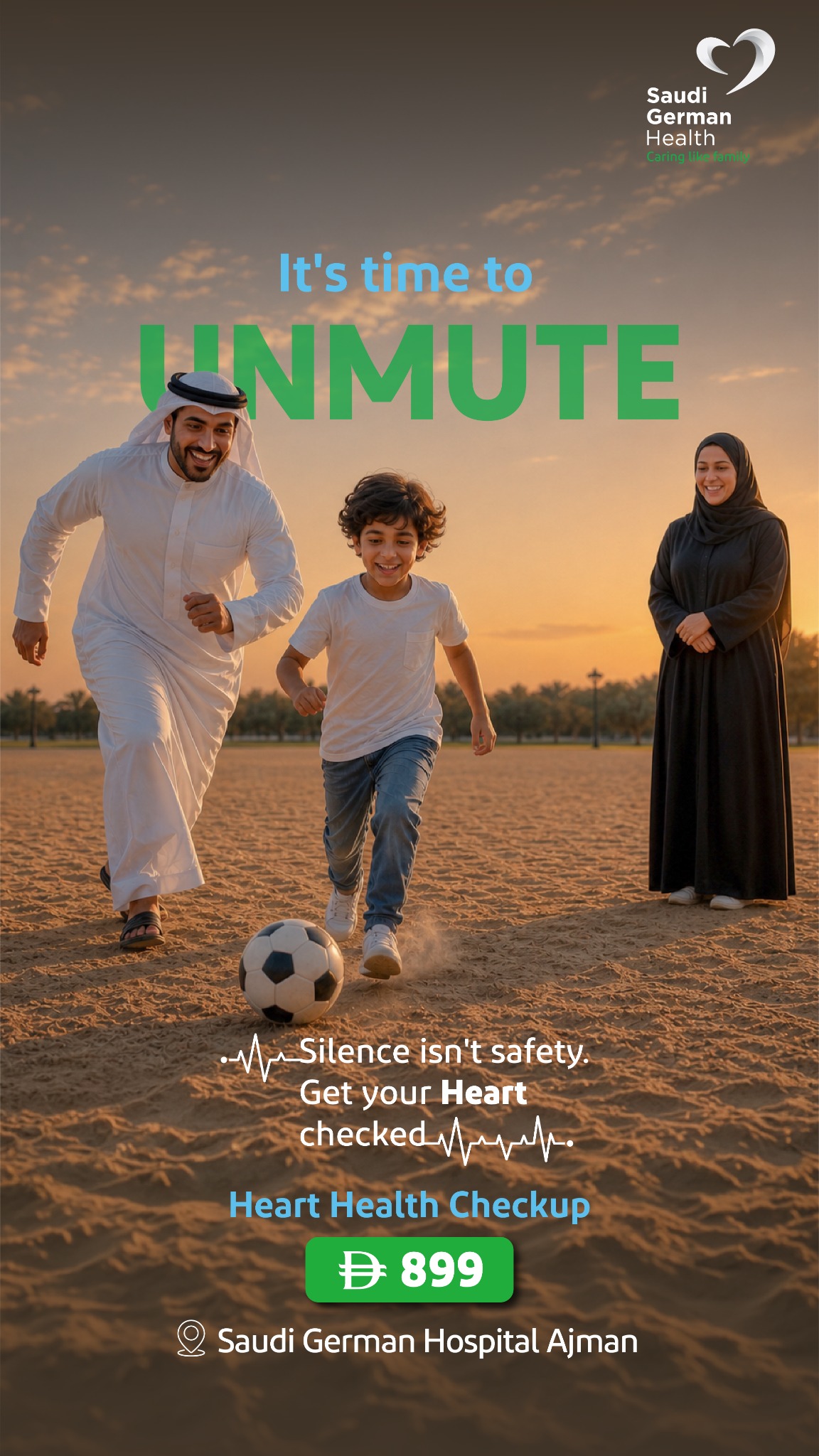 Saudi German Hospital UAE Facebook ad