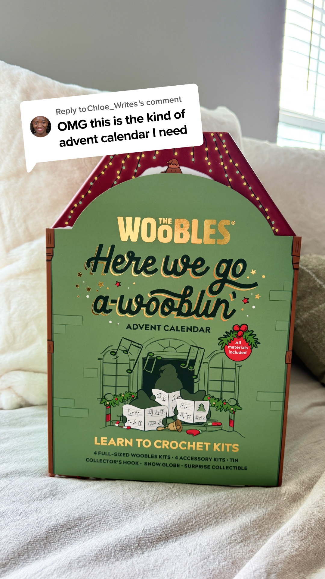 The Woobles Facebook ad: The Advent Calendar for Crochet Newbies