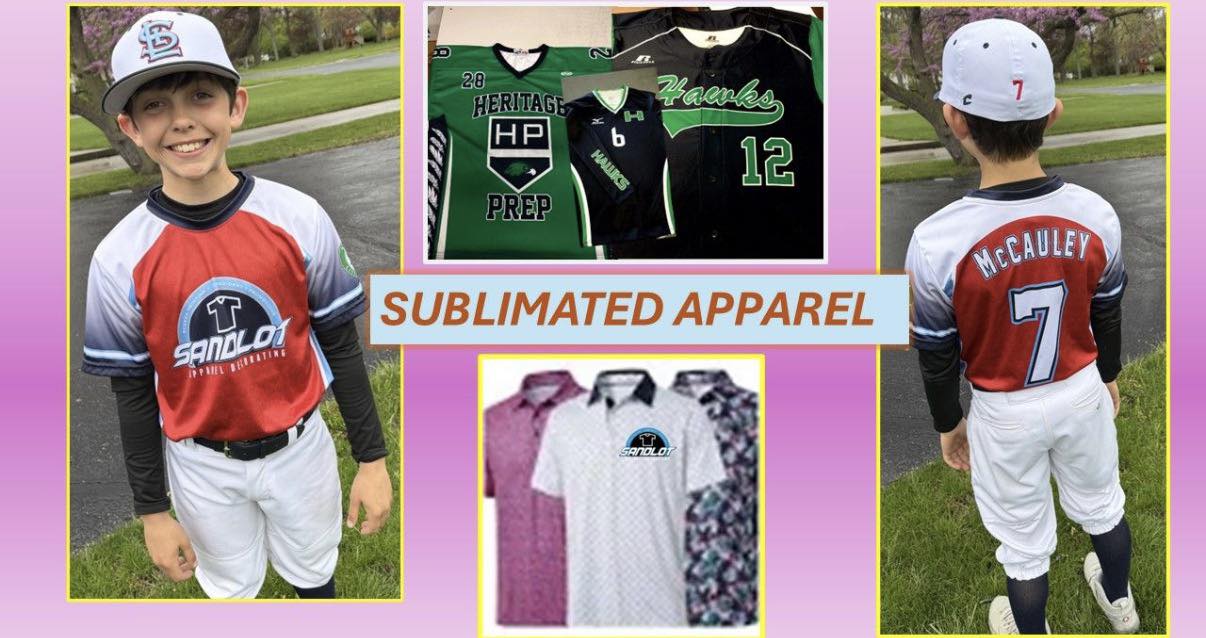 Sandlot Sports Facebook ad: Sublimated Jerseys
