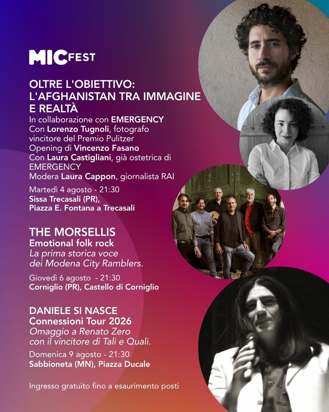 MICFest. Musica, Incontri, Cultura Facebook ad: Nuovi incontri, nuove storie e nuove emozioni.