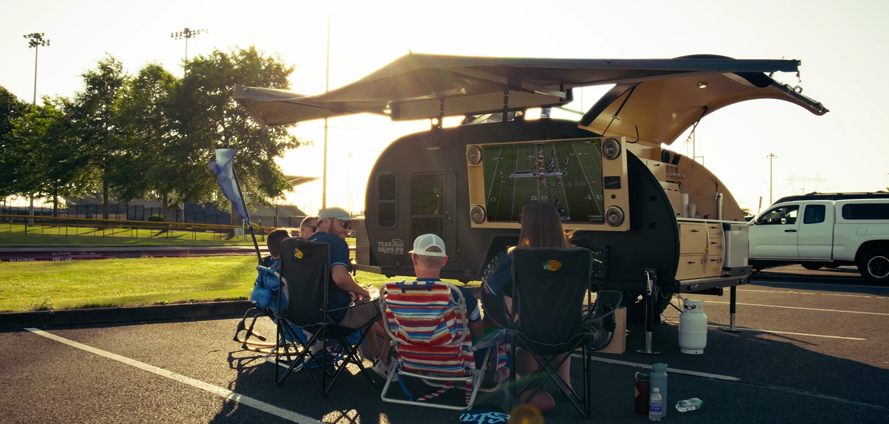 FanCave Facebook ad: The Rovikk FanCave is the ultimate tailgating and…
