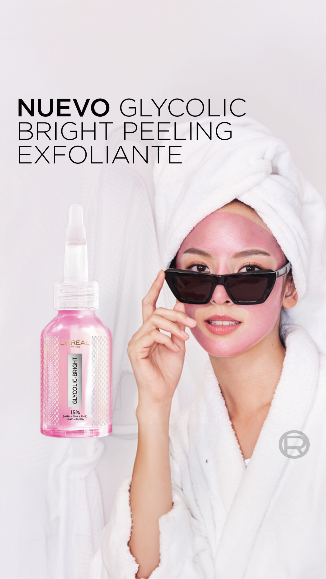 L'Oréal Paris Facebook ad: Nuevo Glycolic Peeling Exfoliante​