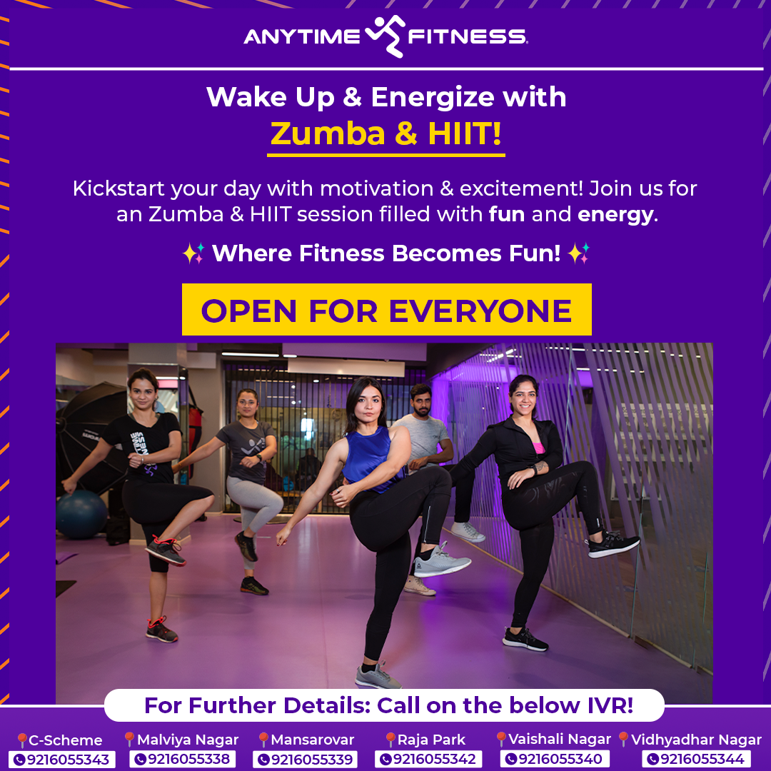 Anytime Fitness India Facebook ad: Join Anytime Fitness Jaipur