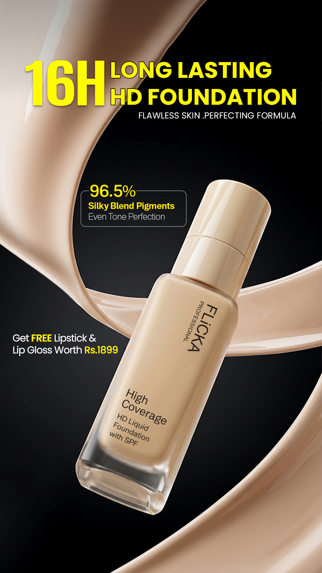Flicka Cosmetics Facebook ad