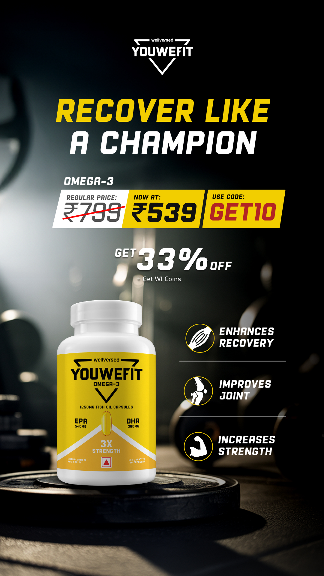 Youwefit - Wellversed Brand Facebook ad