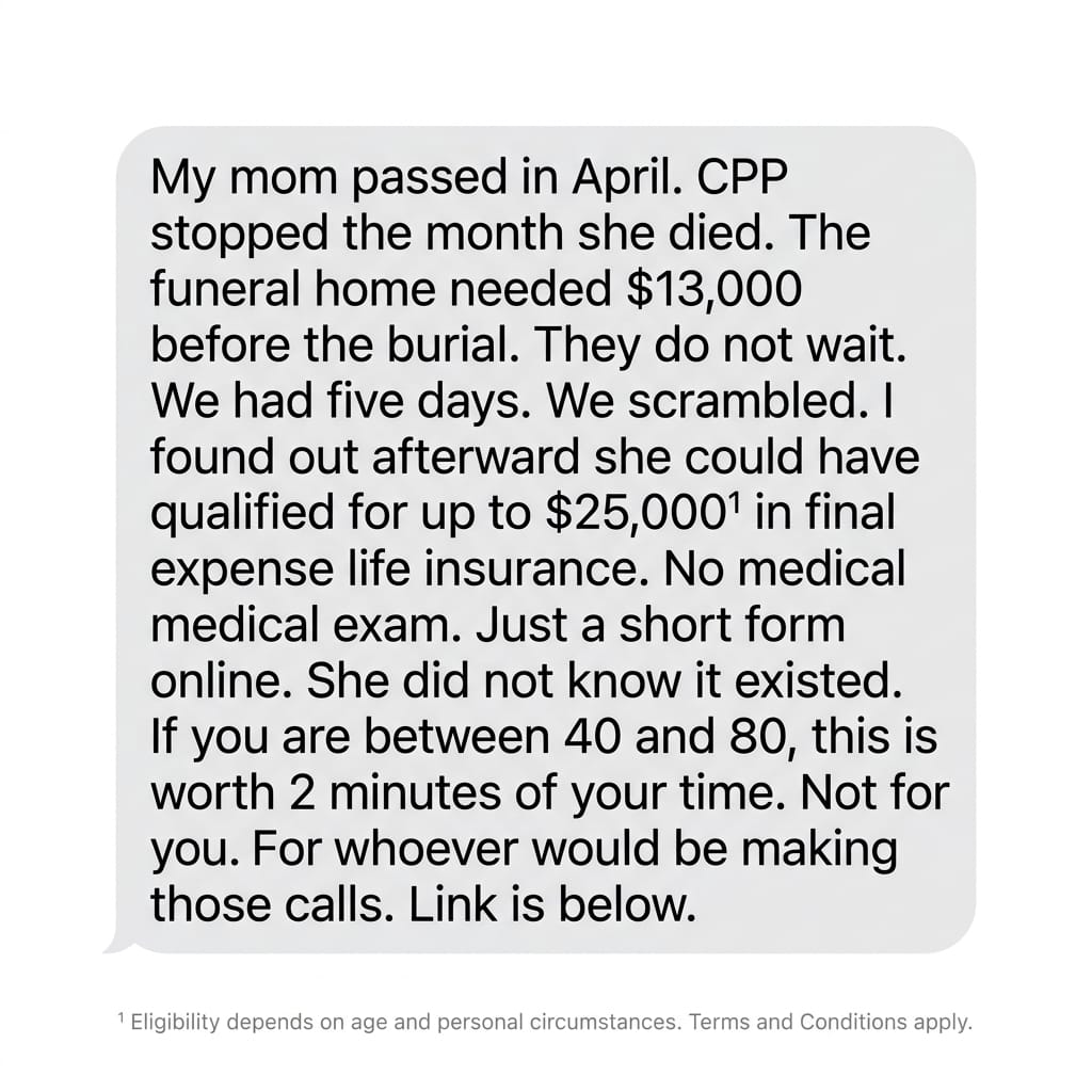 Jacob Miller Facebook ad: Get Up To $25,000* In Coverage
