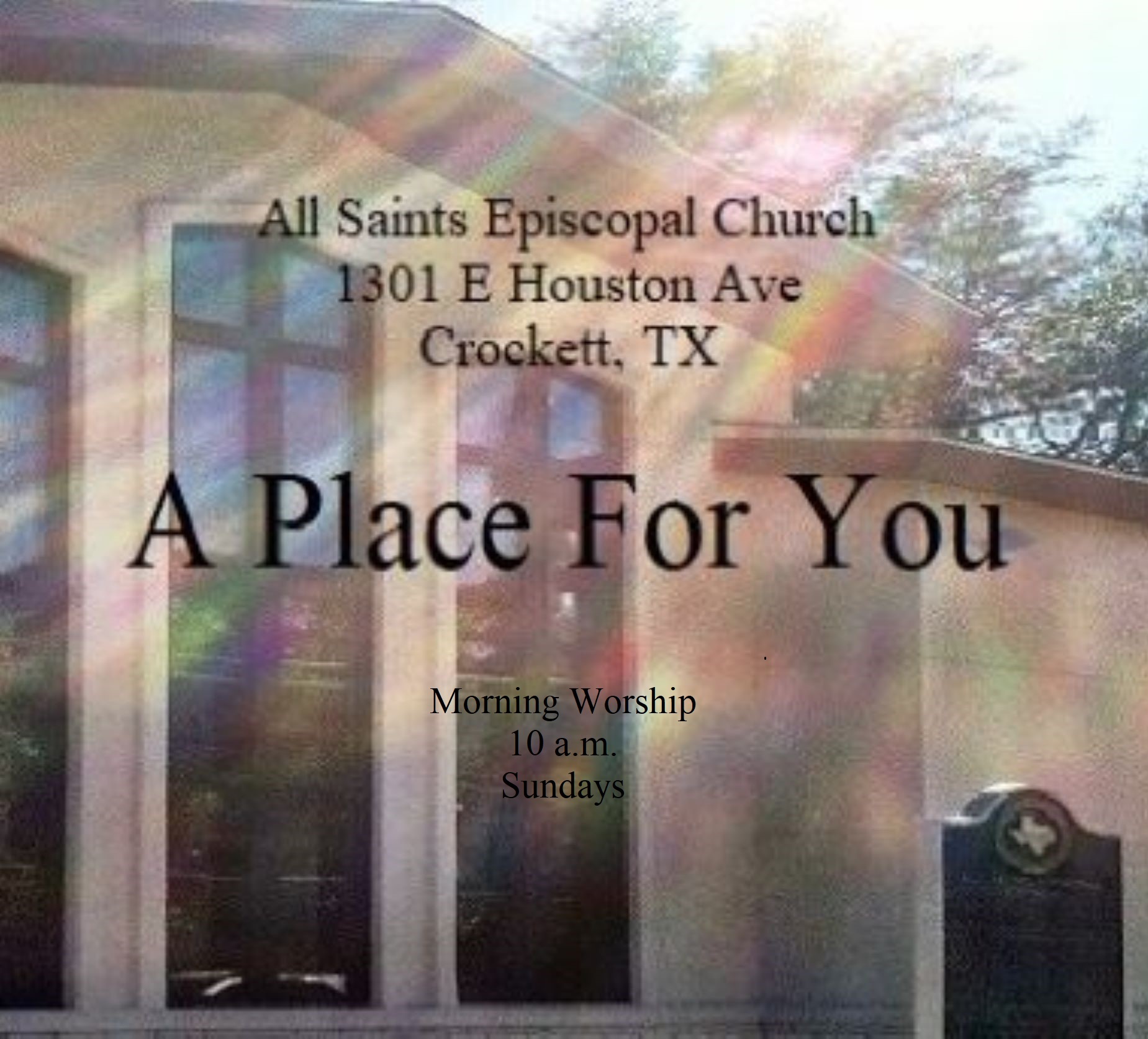 All Saints Episcopal Church Facebook ad: Last Sunday after the Epiphany
